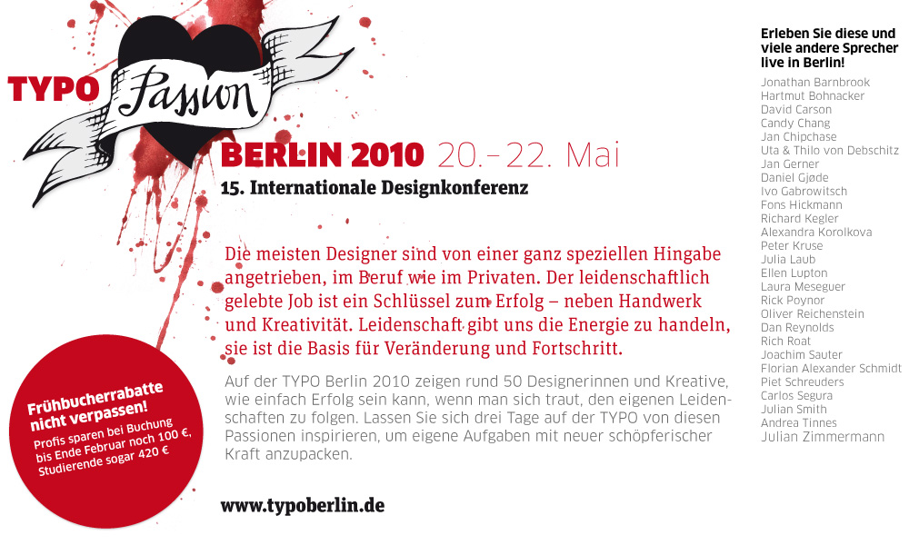 Typo Berlin 2010 - Passion