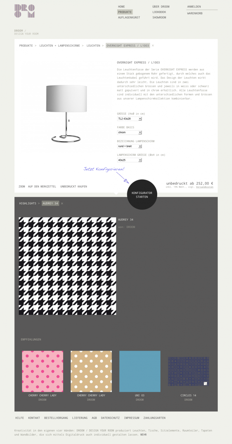Droom Design Your Room Online Shop