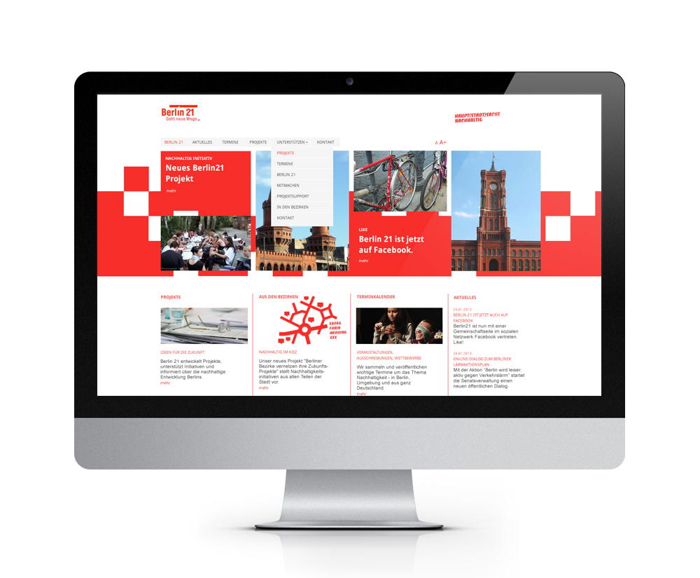 Website Relaunch Berlin 21 ()