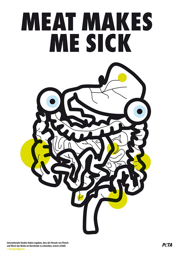 Meat makes me sick ()