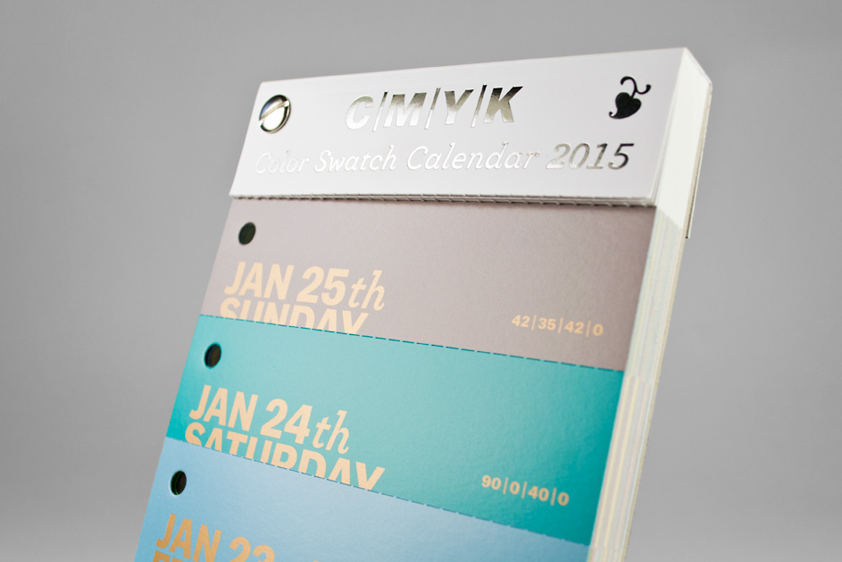 C|M|Y|K Color Swatch Calendar 2015 (14)