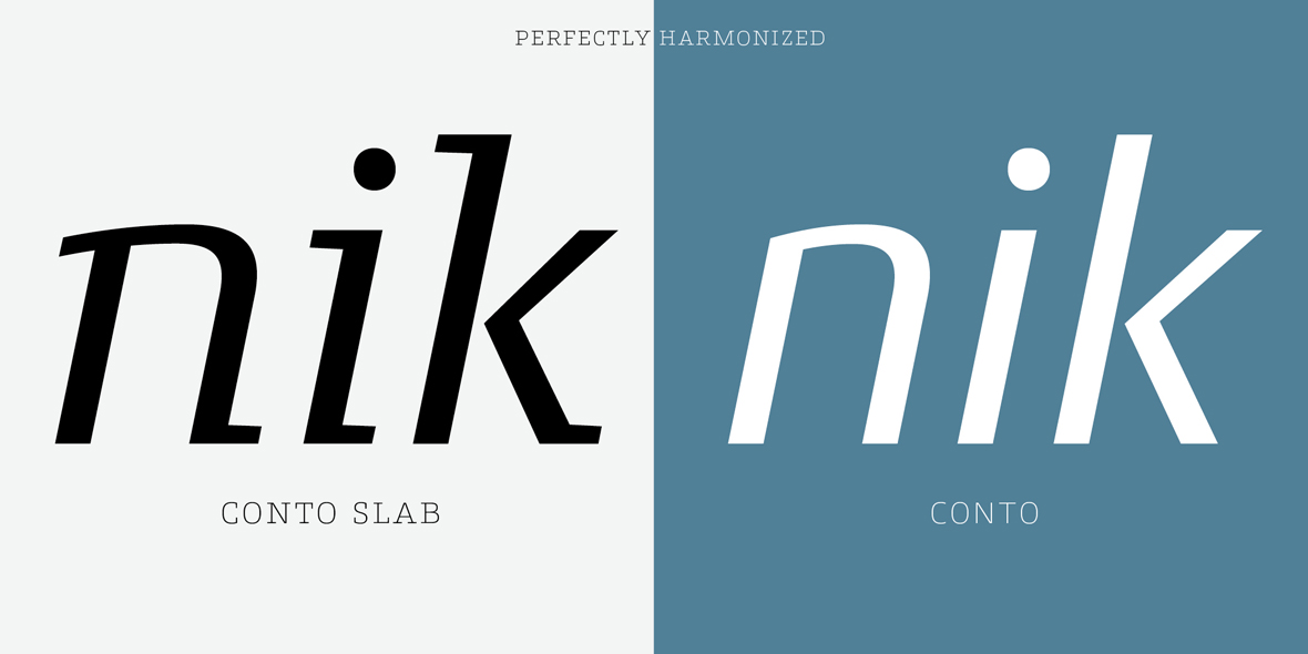 Conto Slab / Charakterstarke Slab Serif Schrift für Corporate Design (4)