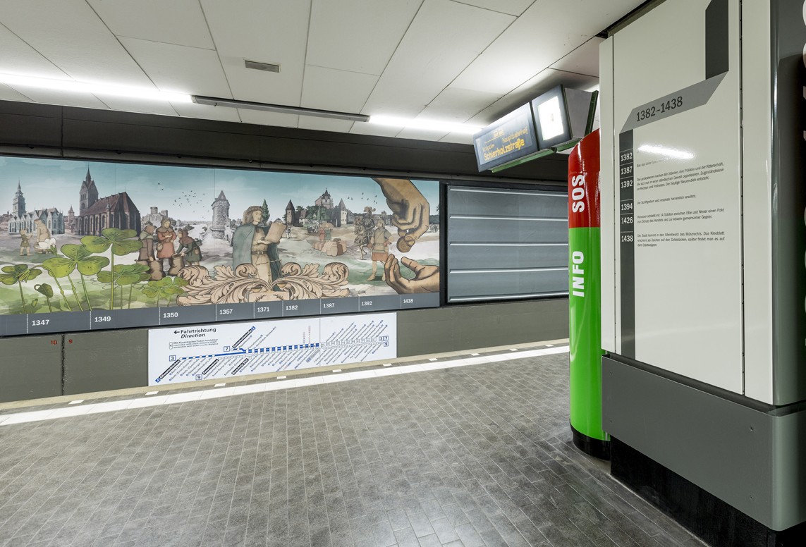 Umgestaltung U-Bahn-Station Waterloo Hannover (3)