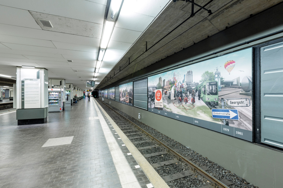Umgestaltung U-Bahn-Station Waterloo Hannover ()