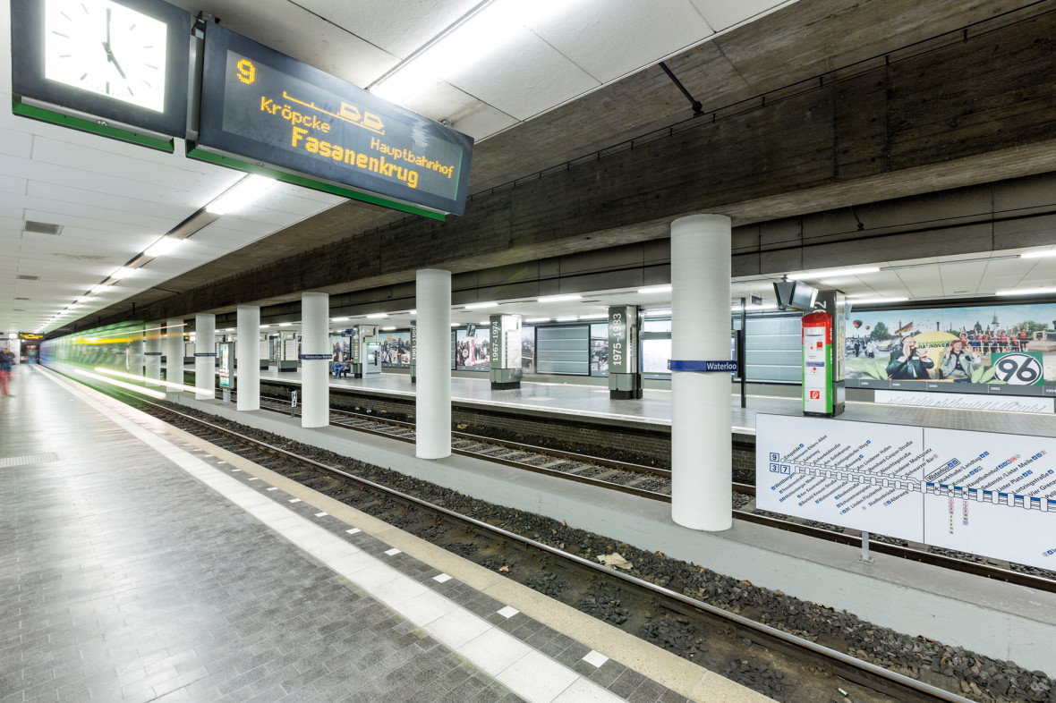 Umgestaltung U-Bahn-Station Waterloo Hannover (4)