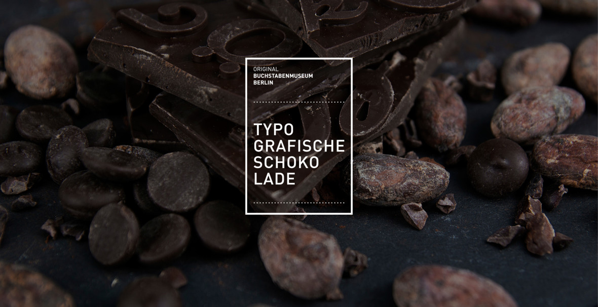 Typografische Schokolade