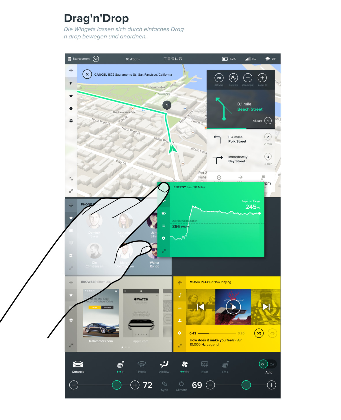 Tesla Interface Konzept (2)