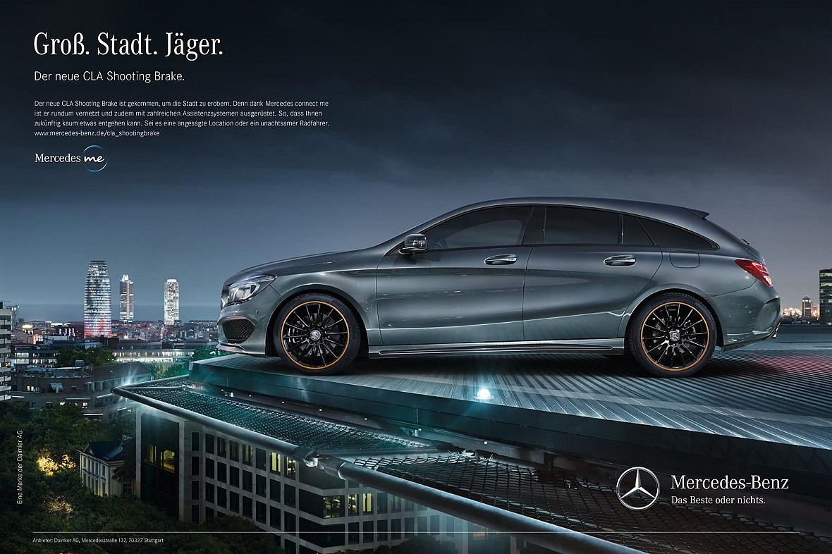 Groß. Stadt. Jäger. Mercedes-Benz CLA Shooting Brake (1)