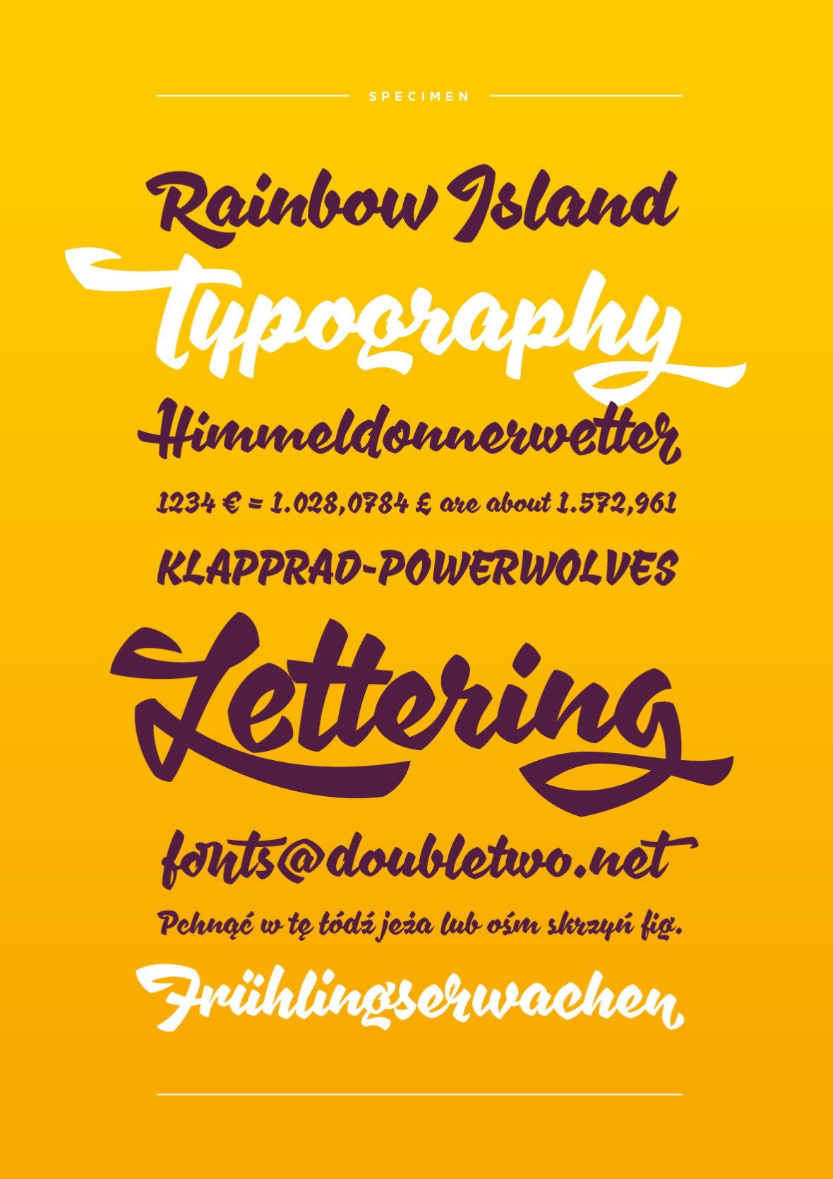 XXII AwesomeScript – The brush lettering font (1)