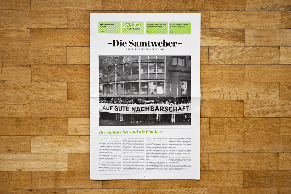 Die Samtweber – eine Zeitung für die Krefelder Südstadt ()