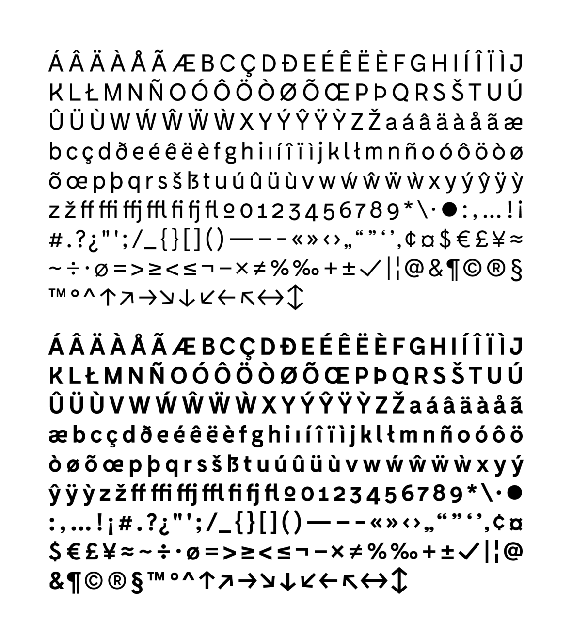 Fabrik Typeface (3)