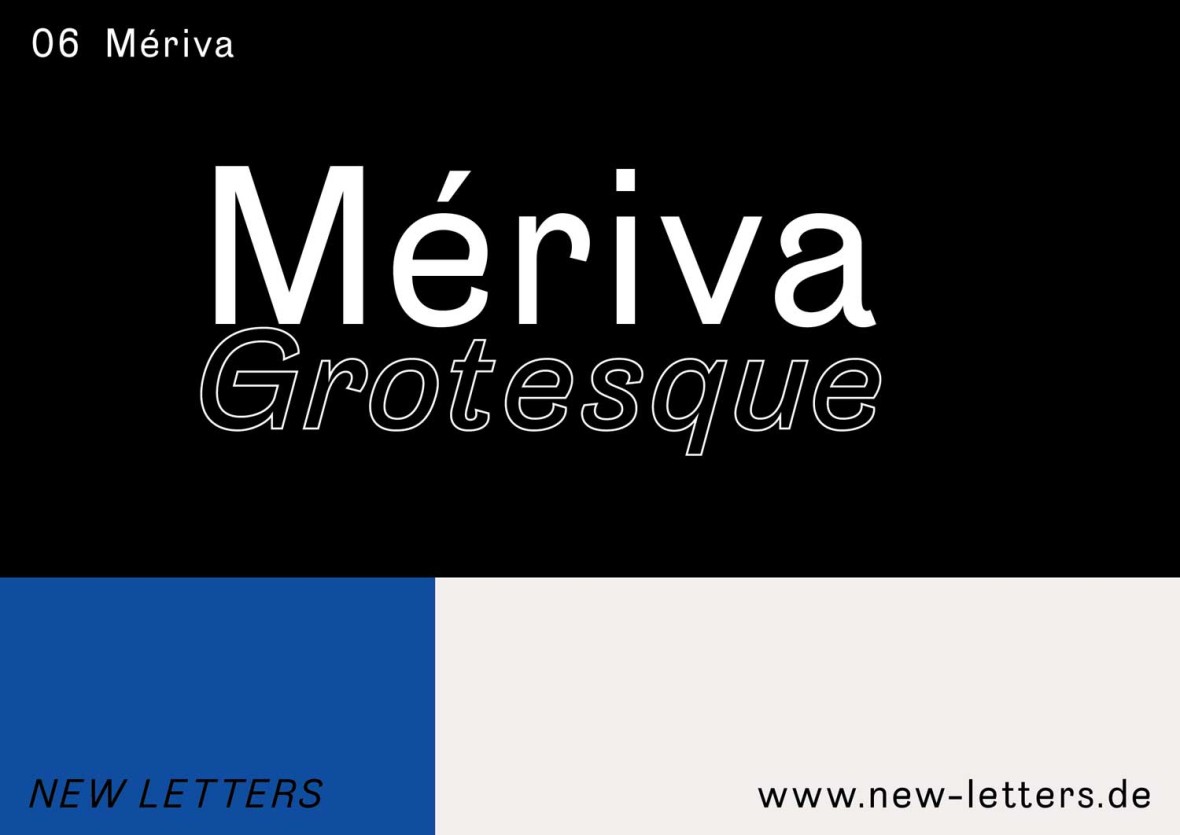 Mériva Grotesque Typeface ()