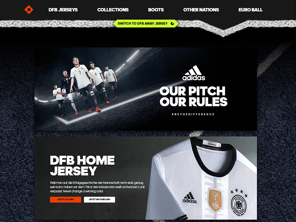 adidas / 11TS / DFB Jersey / WebGL Special ()