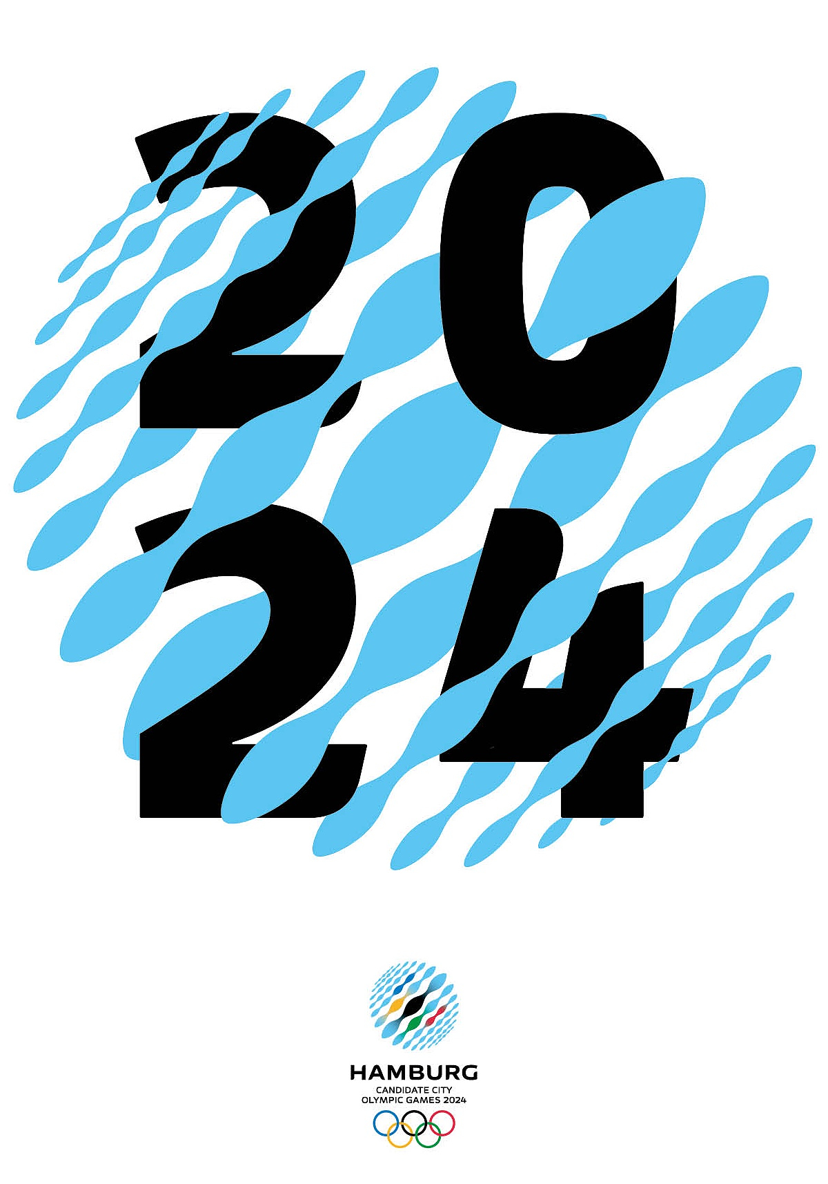 Das Logo der Hamburger Olympiabewerbung (1)