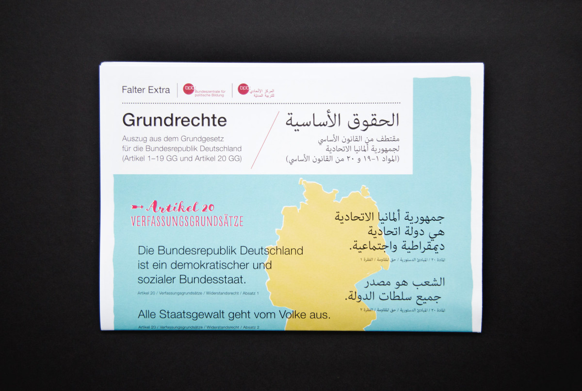 Grundrechte – ein dreisprachiges Plakat für Geflüchtete (1)