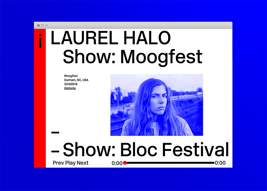 Laurel Halo Website ()