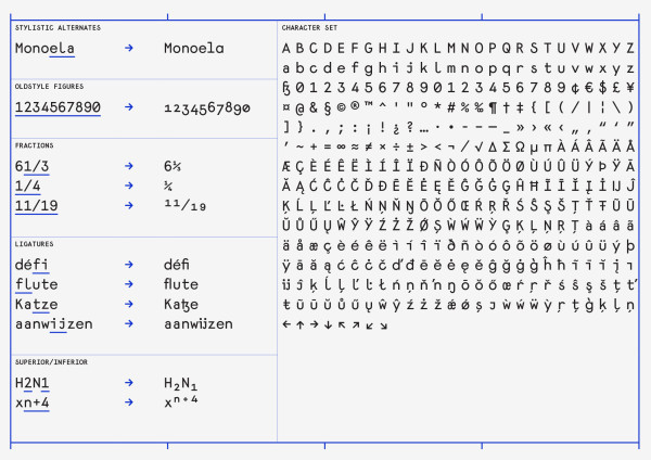Monoela Typeface