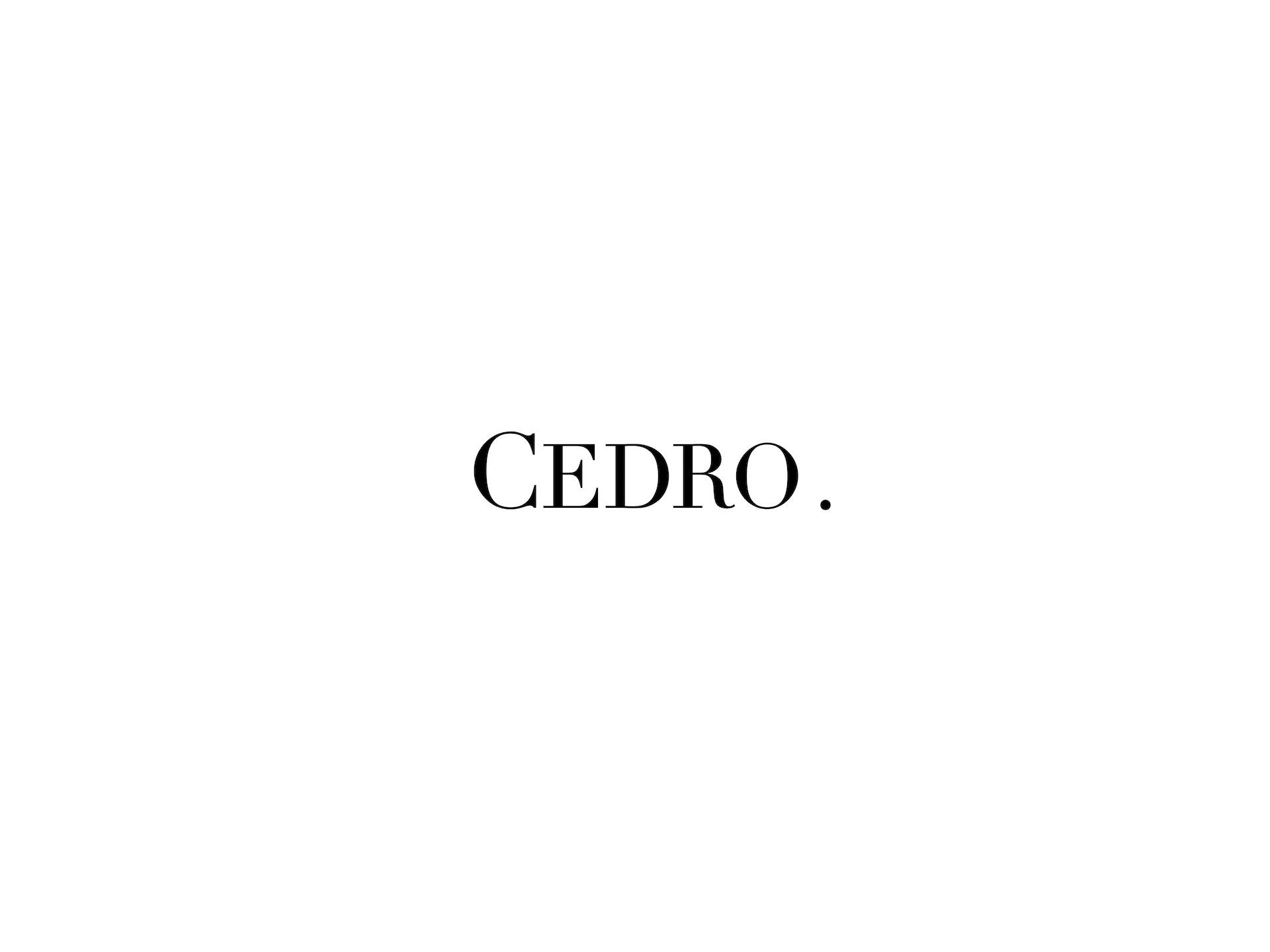 Corporate Identity – Cedro (1)