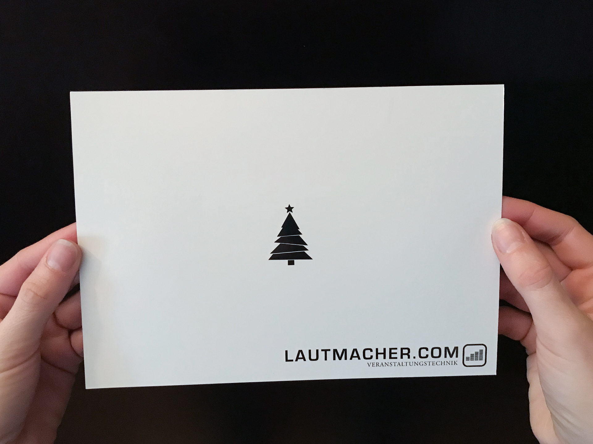 Weihnachtskarte Lautmacher (2)