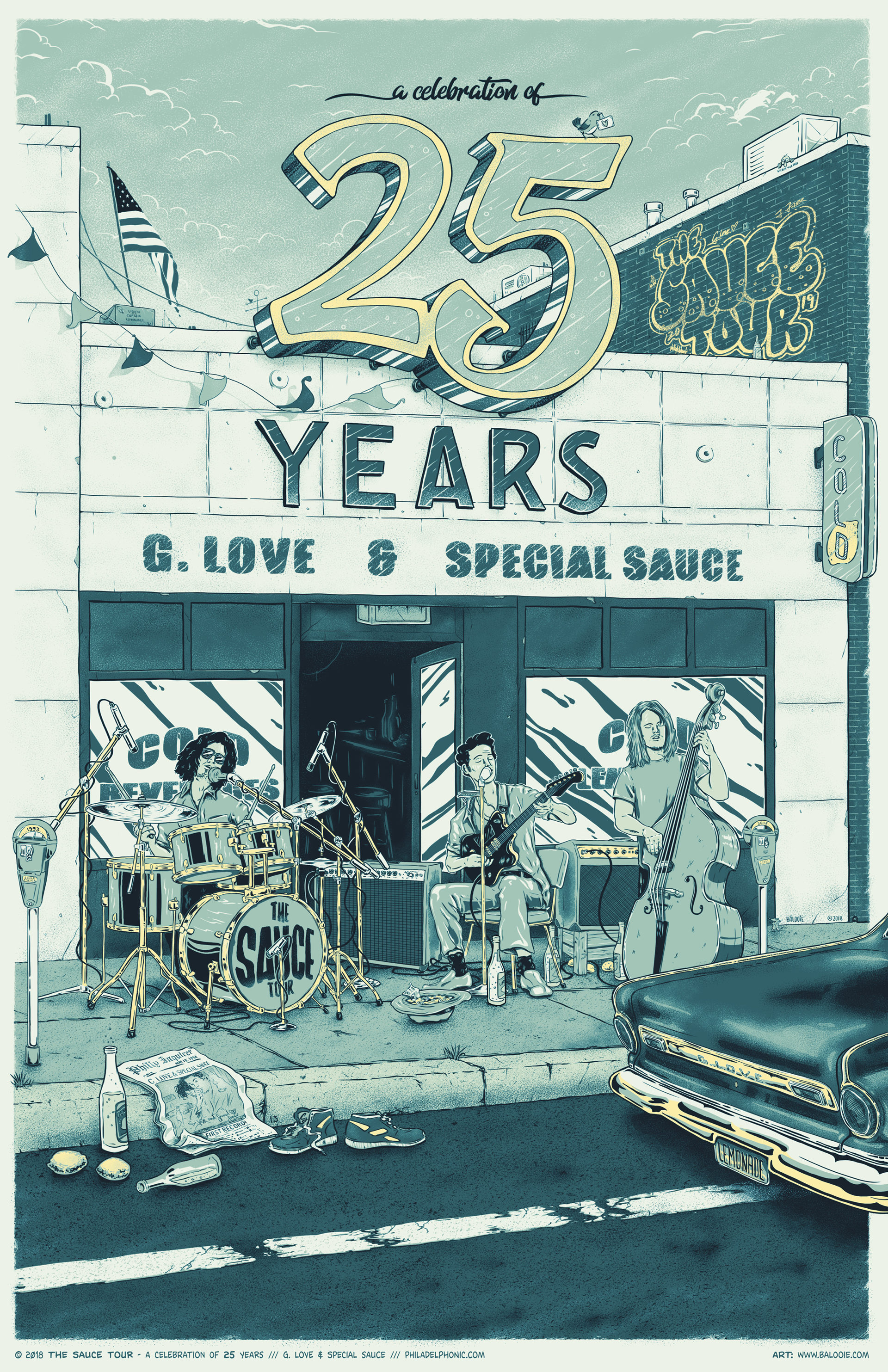 The Sauce Tour – 25 Years G. Love & Special Sauce – Poster ()
