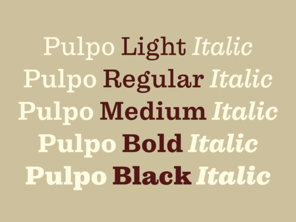 Pulpo Typeface (1)