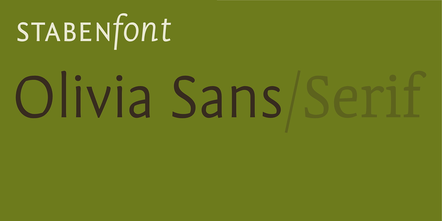 Olivia Sans/Serif ()