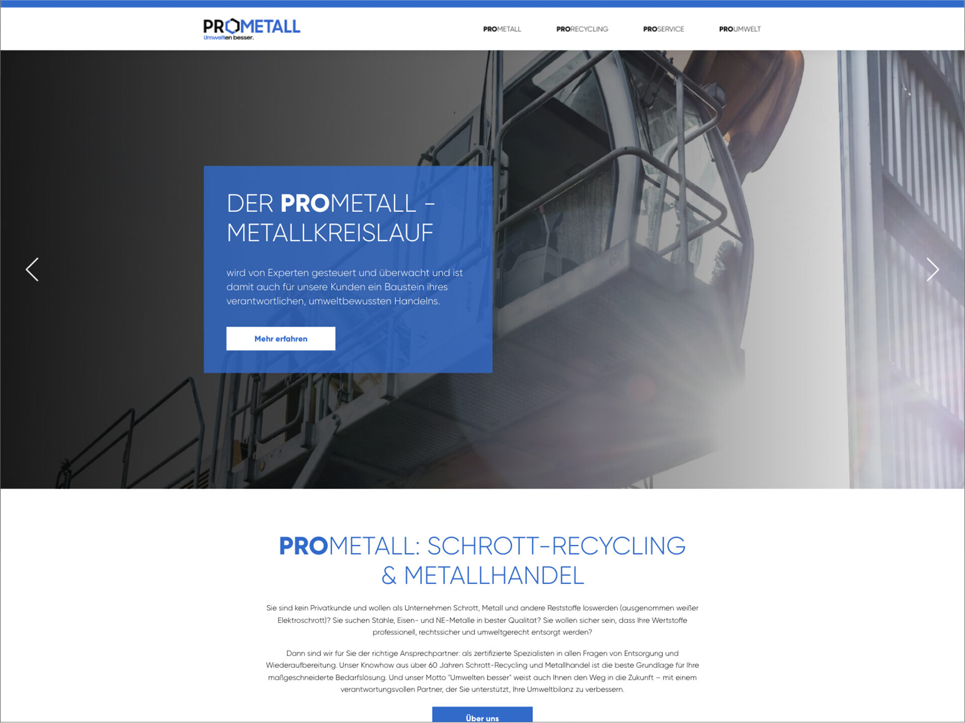 ProMetall GmbH Website ()