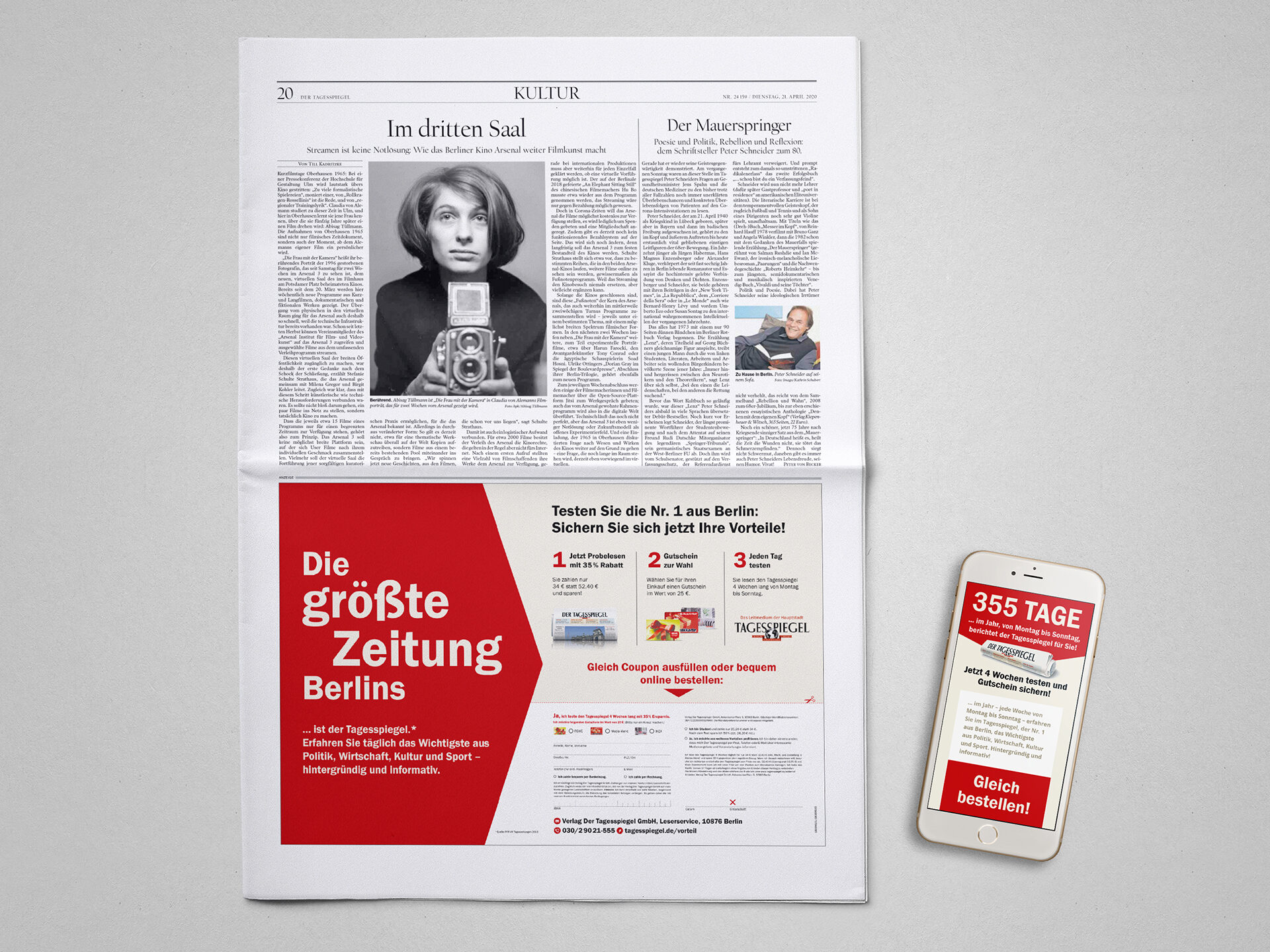 Abokampagne – Der Tagesspiegel Berlin ()