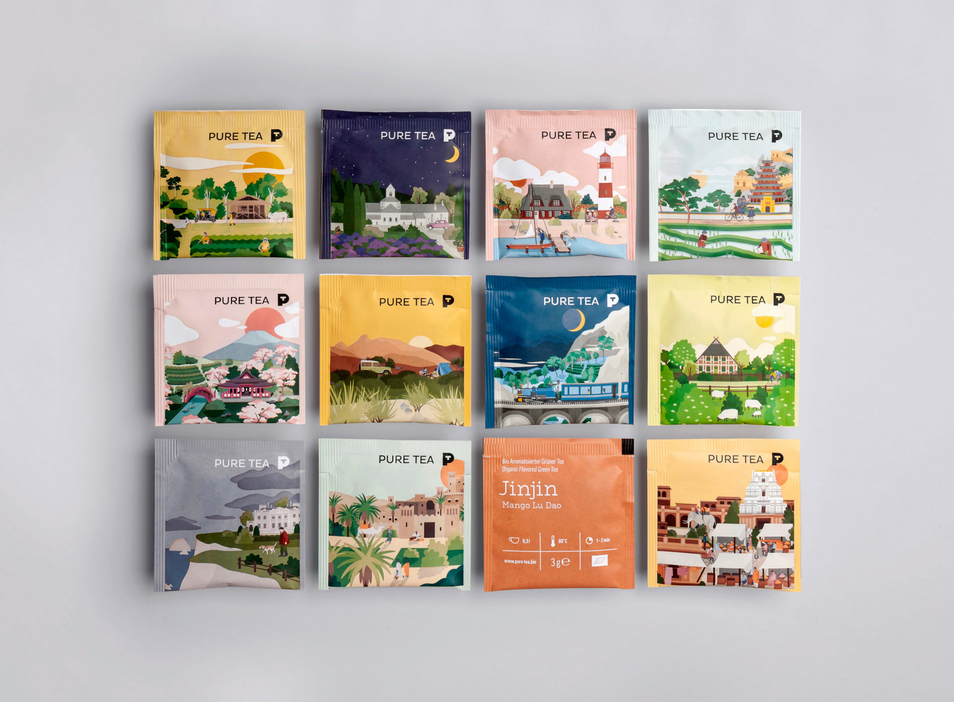 Pure Tea – Packaging Design & Illustration (4)