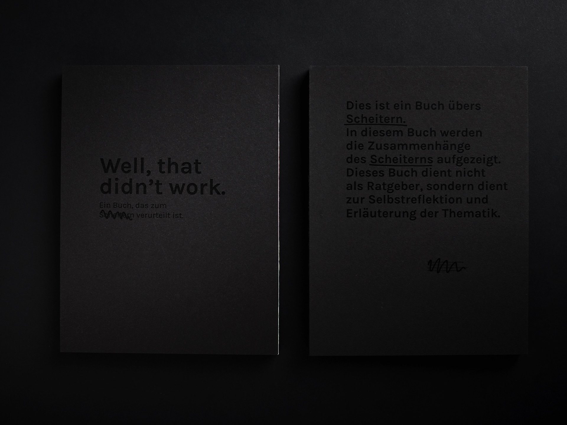 Well, that didn’t work. Ein Buch, das zum Scheitern verurteilt ist. (1)