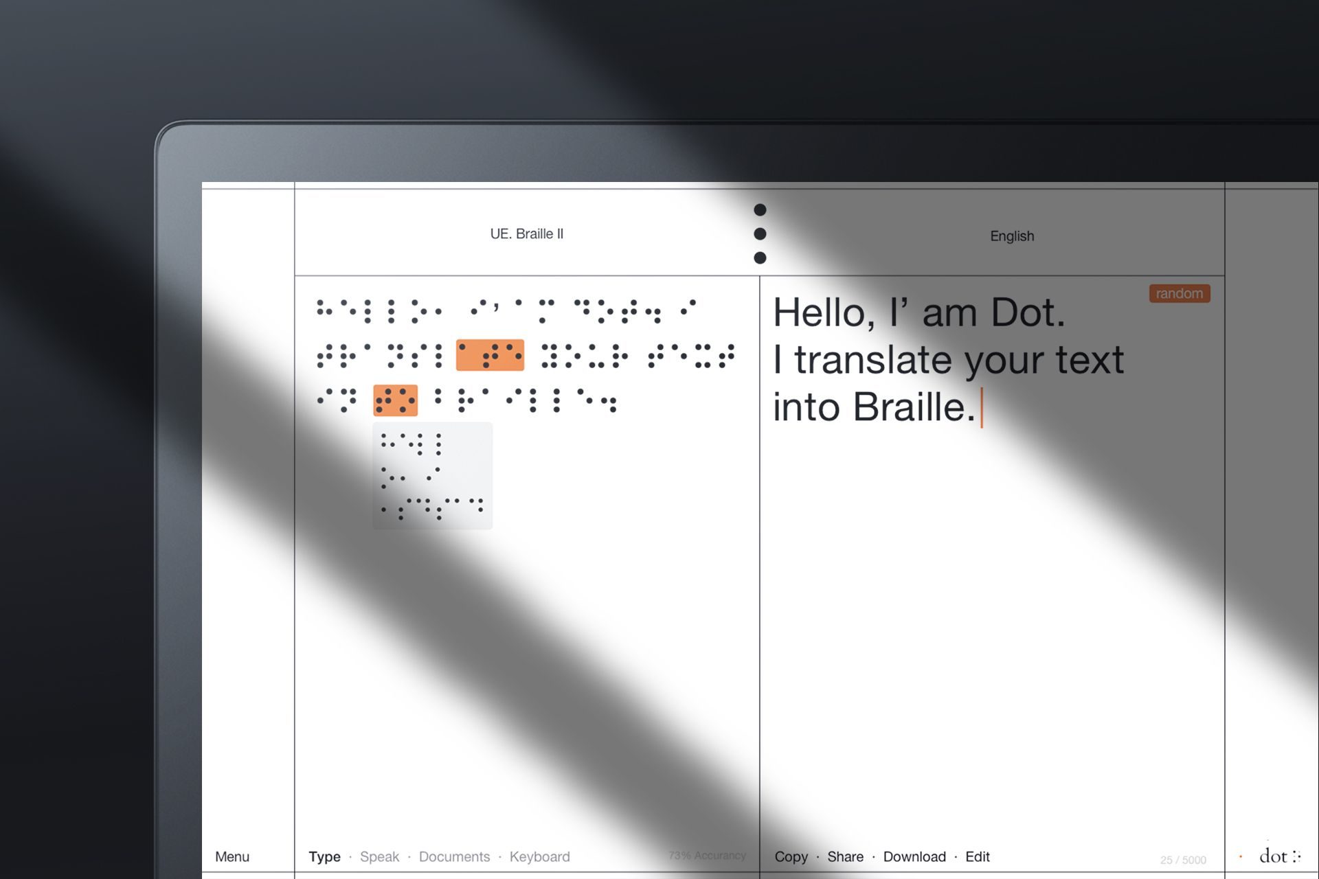 Dot Translate. The First Braille Translator Based on AI. (2)