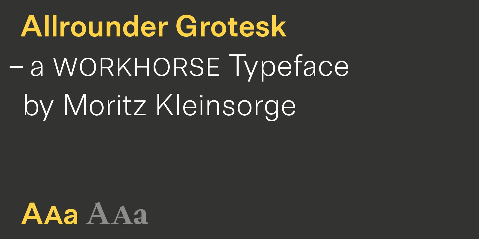 Allrounder Grotesk ()