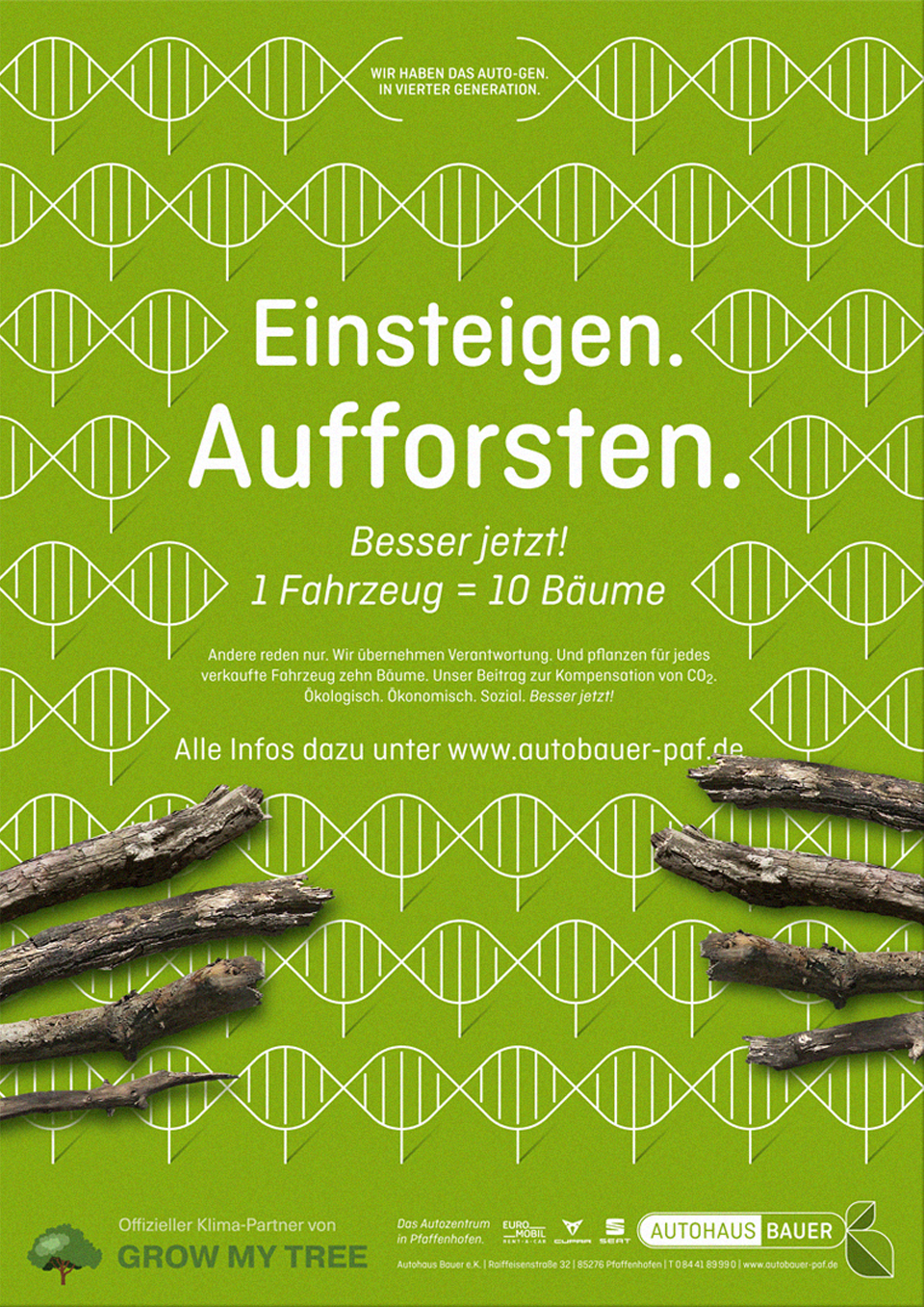 Einsteigen. Aufforsten. ()