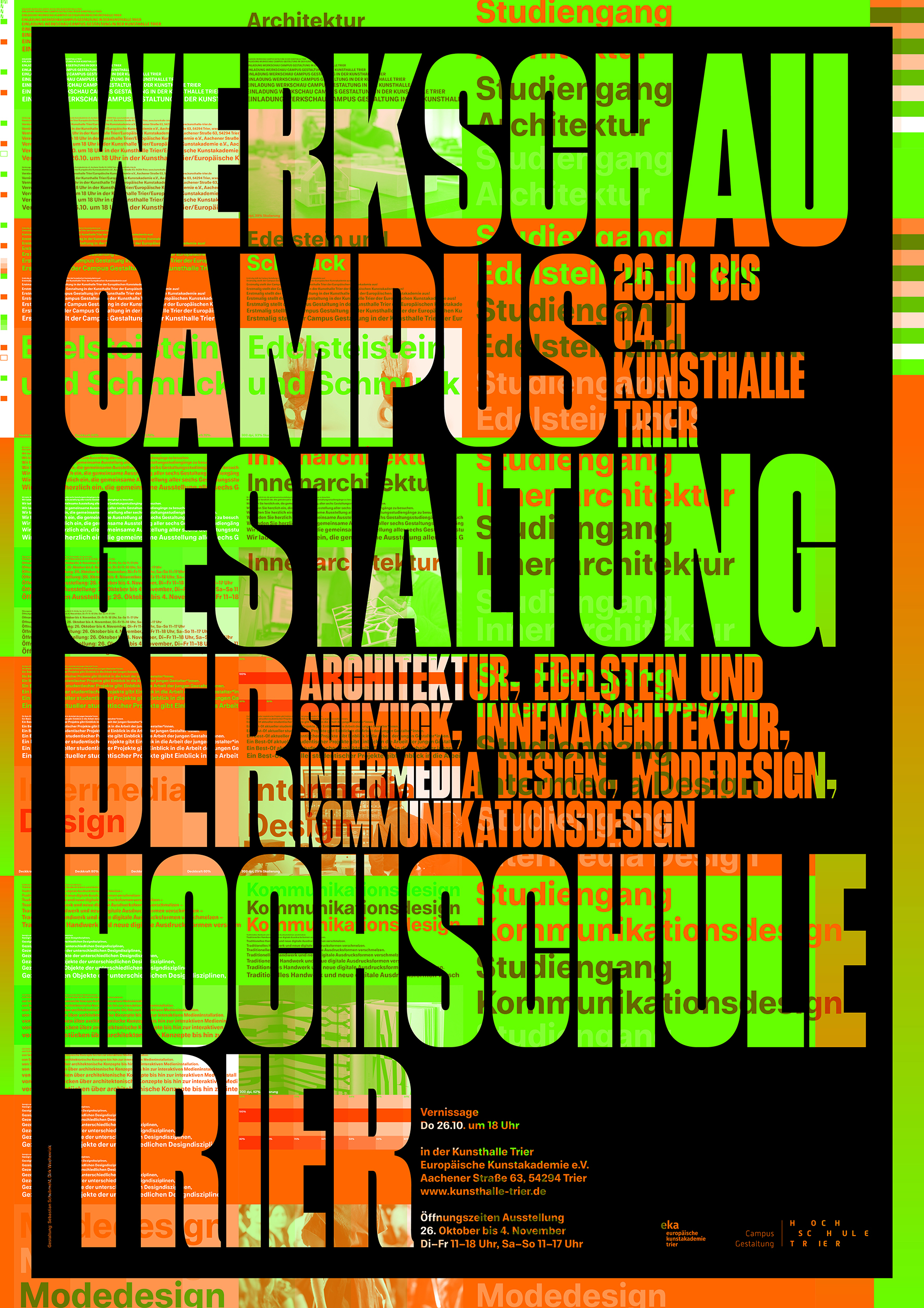 Werkschau Campus Gestaltung der Hochschule Trier (1)