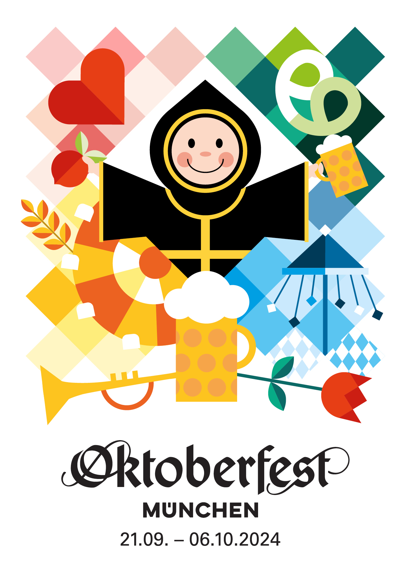 Oktoberfest Wiesn-Plakat 2024 ()