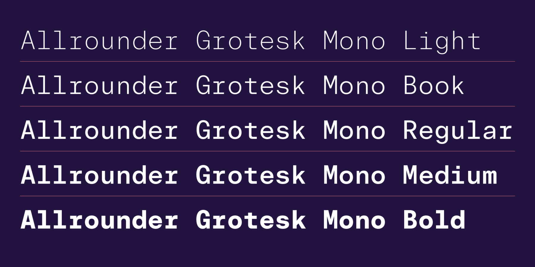 Allrounder Grotesk Mono (5)