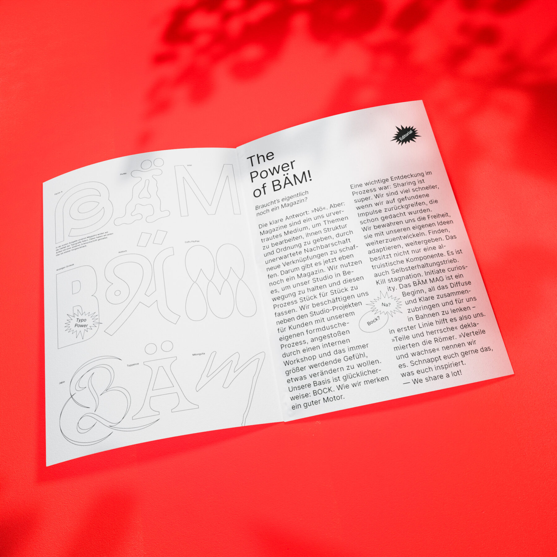BÄM – Magazin für Bock auf Gestaltung › Issue 01 (2)